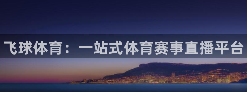 飞球体育：一站式体育赛事直播平台