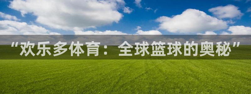 “欢乐多体育：全球篮球的奥秘”